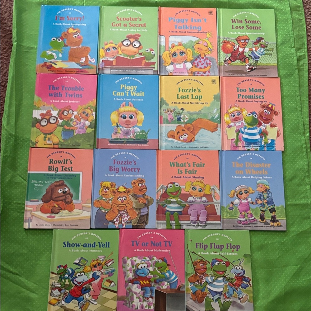 Jim Henson’s muppets Storybook CollectionSet of 15 educational Books. nice gift